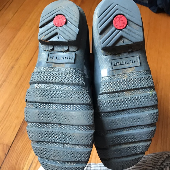 Hunter Original Tall Gloss Rain Boots in Grey - Picture 4 of 6